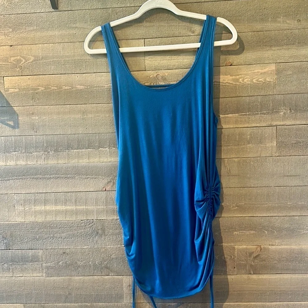 NWT Lucky brand blu size small swim cover up